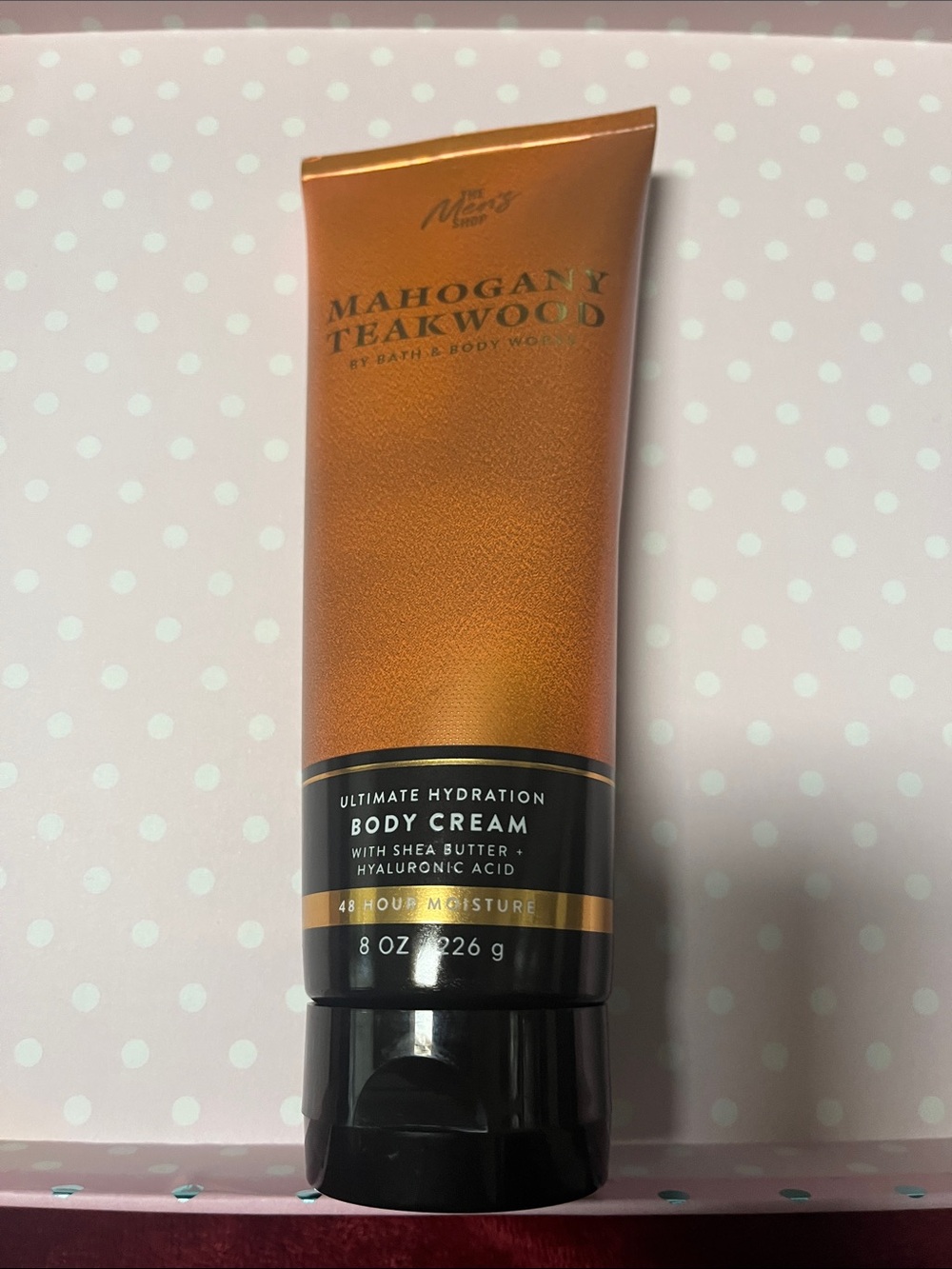Bath & Body Works Mahogany Teakwood Body Cream - Bronze Orange